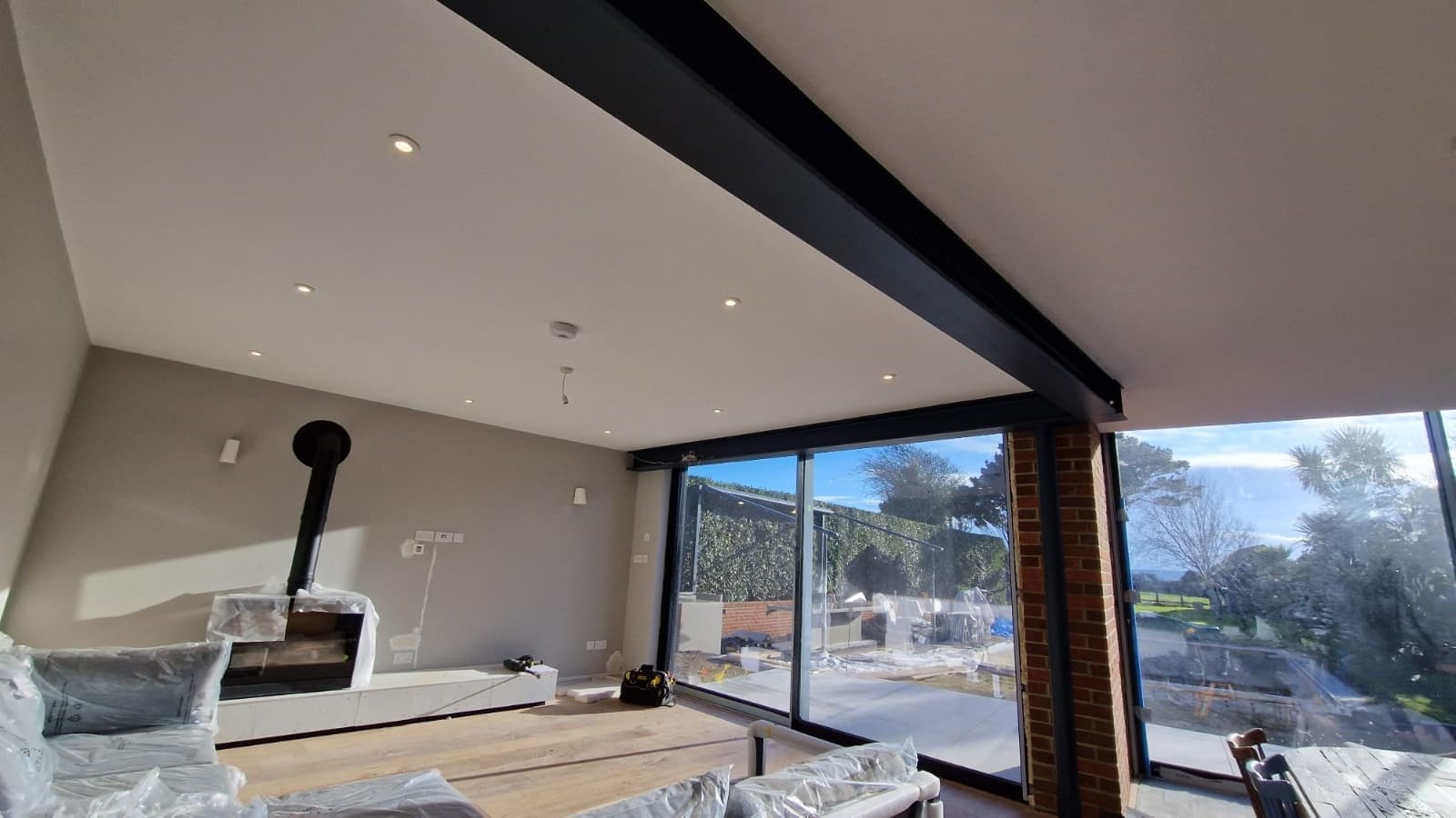Recessed downlights — first fix