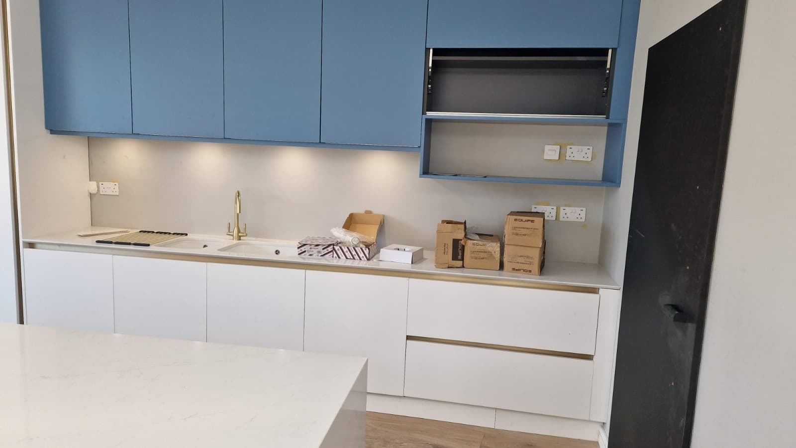 Kitchen rewire — in progress