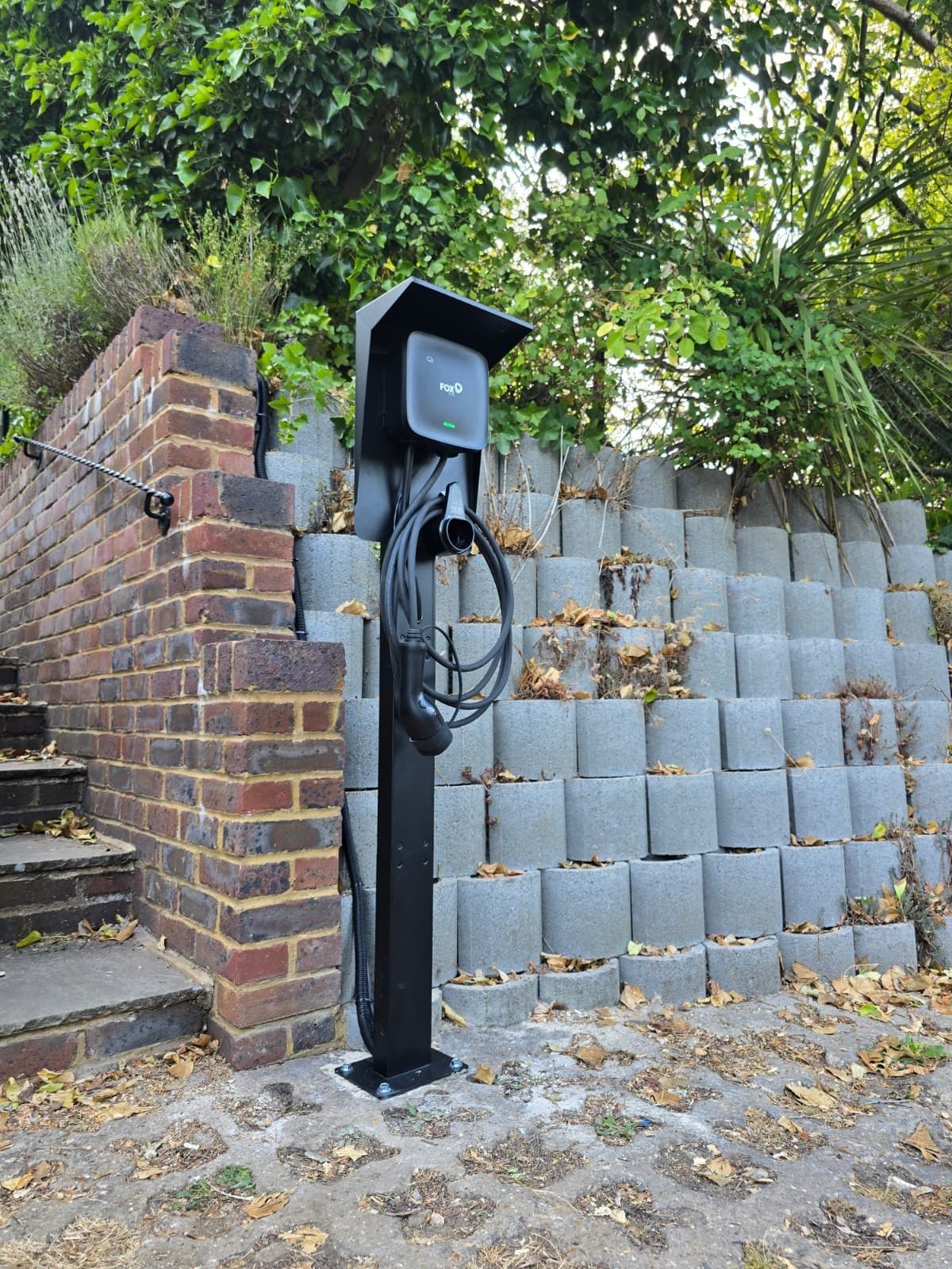 Pedestal EV Charger Installation in Bournemouth, BH8 - SC Electric